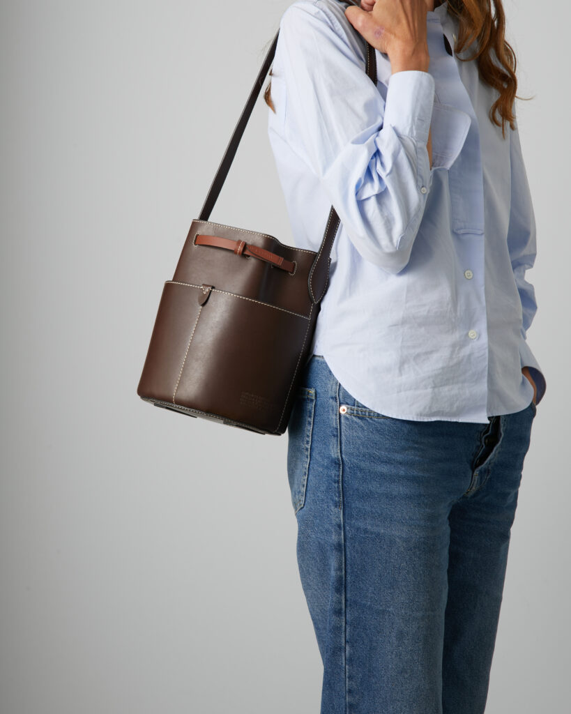 Biodegradable leather bag